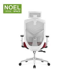 Lina-H(White frame), Manufacturer Wholesale breathable Mesh Cloth Computer Chair simple modern chair
