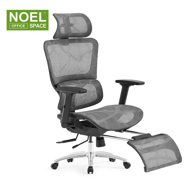 Tria-H(Mesh seat,footrest)High-end atmosphere High back ergonomic offi –  NOEL FURNITURE