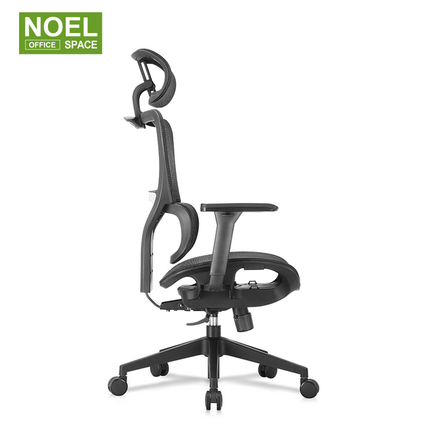 Lovey-H(Black frame),high back ergonomic mesh office chair – NOEL