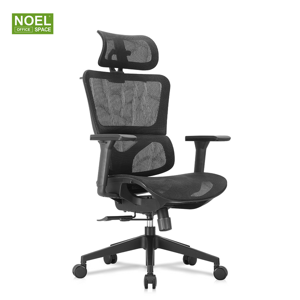 Lovey-H(Black frame),high back ergonomic mesh office chair