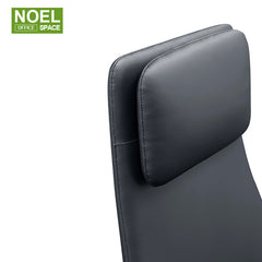 Alan-H(Black), New High-end atmospheric style design high back executive boss chair soft PU leather