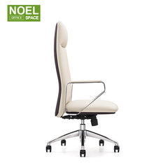 Beck-H(White),Executive Boss Chair PU Leather High End Multifunction Comfortable Chair