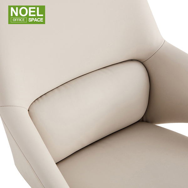 Kira-V(Beige),Competitive Price Executive Boss Office Chair PU
