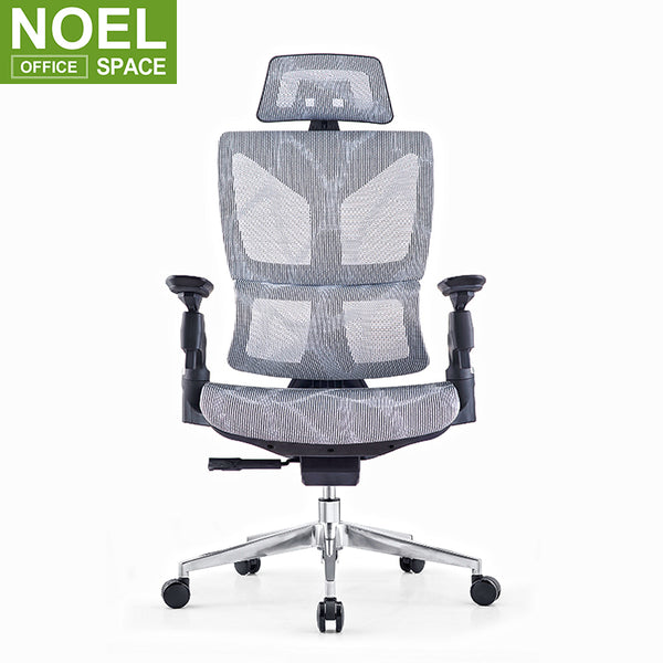 Roma-H (4D), Healthy work modern design task furniture ergonomic chair multi-function executive mesh office chair