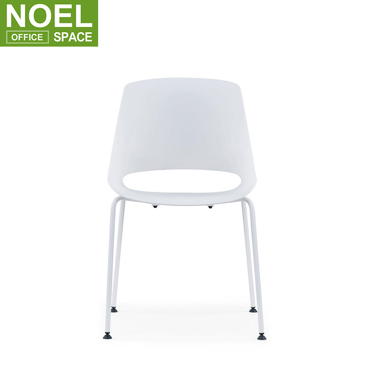 Negotiation chair four-leg fixed paint carbon steel frame