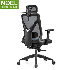 Mike-H BIFMA passed ergonomic mesh office chair adjustable back and sliding seat function NOEL