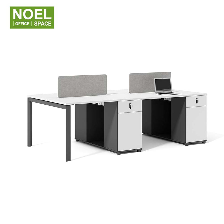 N-WA2412，Simple and modern 4 Staff workstation
