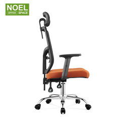 Lisa-H，high back ergonomic mesh office chair full backrest is 6CM height adjustable