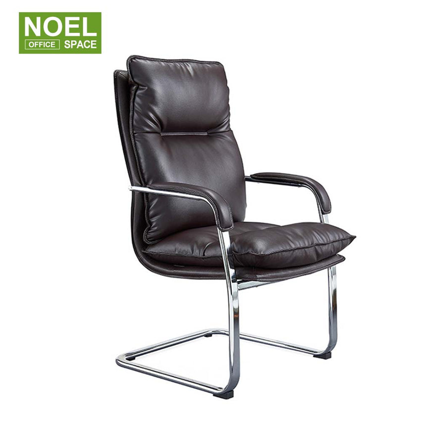 Omar-V, Wholesale training visitor waiting meeting conference room leather chairs