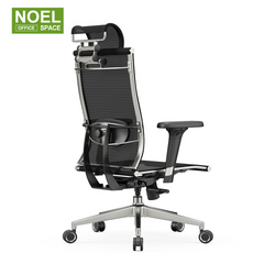 Lake-H,Three-stage headrest adjustment wirh 3D armrest fashional office chair