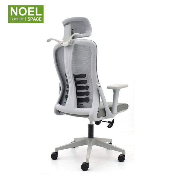 Nicole-H (Grey frame),new design 4D armrest high back office chair