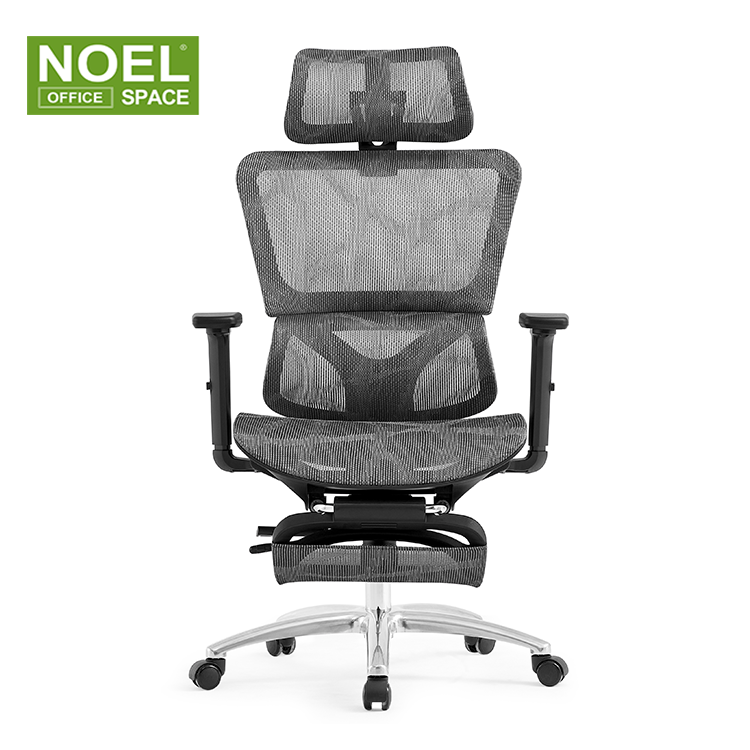 Ergonomic Chair With Footrest