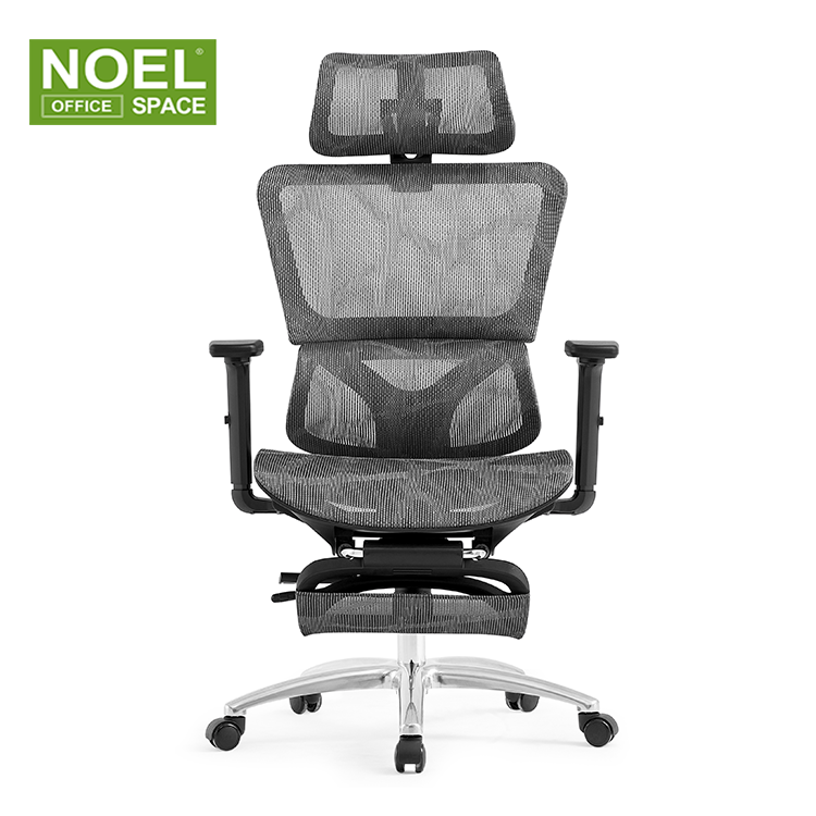 Mesh gaming best sale chair with footrest