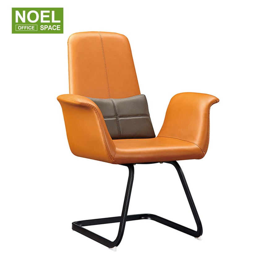 Raven-V, Low price visitor chair visitor office chair visitor leather office manager chair with armrest