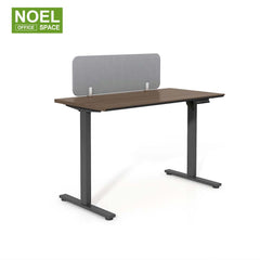 N-DF1206A/B,Modern classic ancona Wood + black height adj. desk