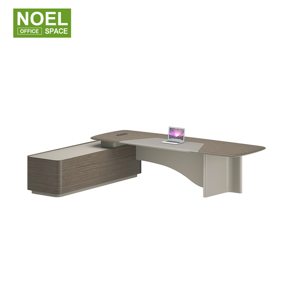 B-DA3224B-R/L, simple design modern executive desk