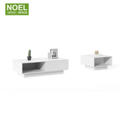 P-LT1206A White,Hot sale modern Long and Square coffee table