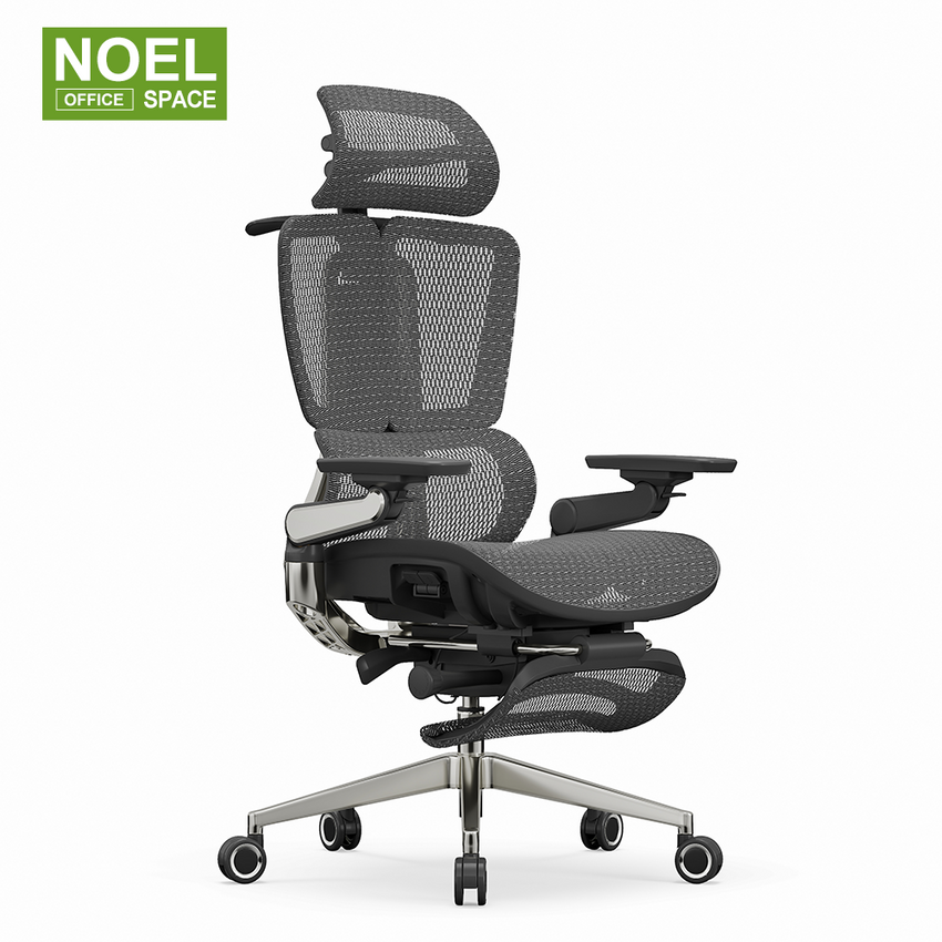 Apex-H-MF-A (Alu. frame, 6D arm),New arrival functional 6D armrest ergonomic office chair