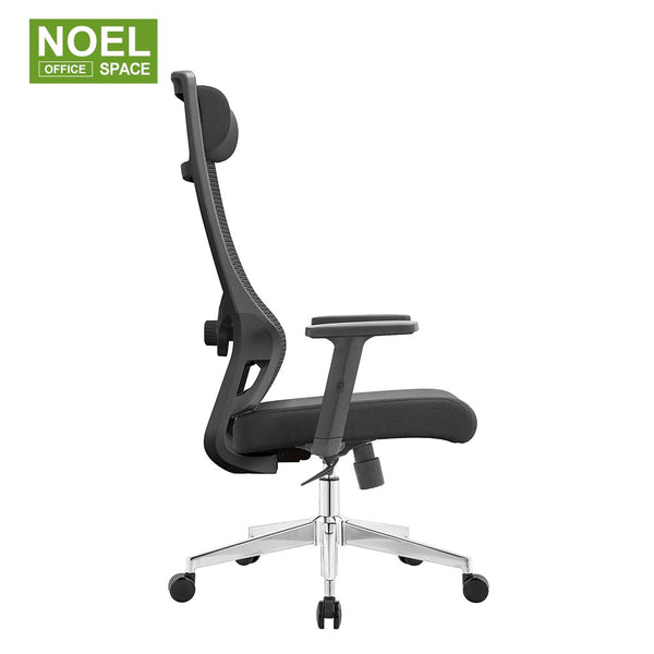 Steven-H (Adj.armrest),Upgrade adj. armrest high back 2D lumbar support office chair