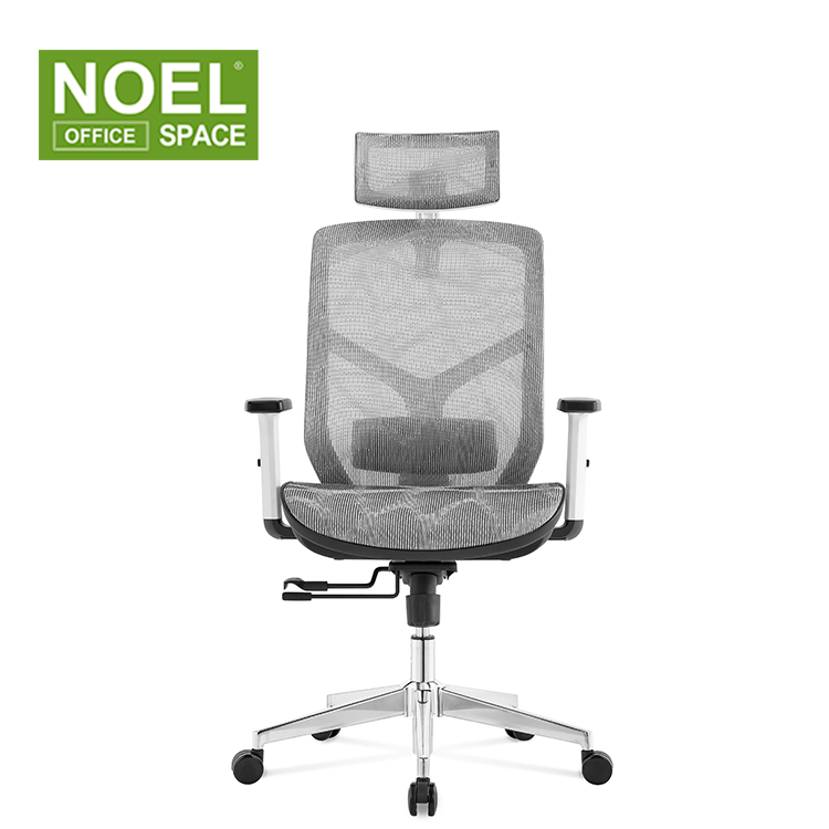 Lina-H(Full mesh,white frame)Factory Direct Sales Office Chair Ergonomics Backrest Adjustment Mesh Office Chair