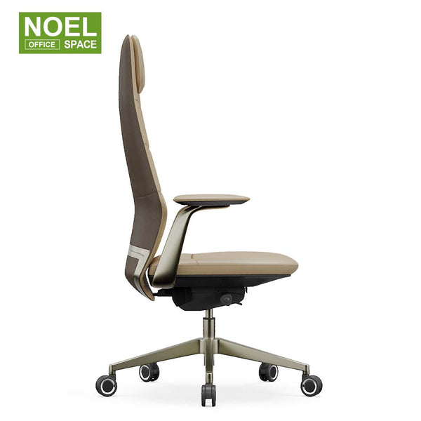 Titan-H,new arrival 2D aluminium armrest 5 positions locking high back executive PU office chair
