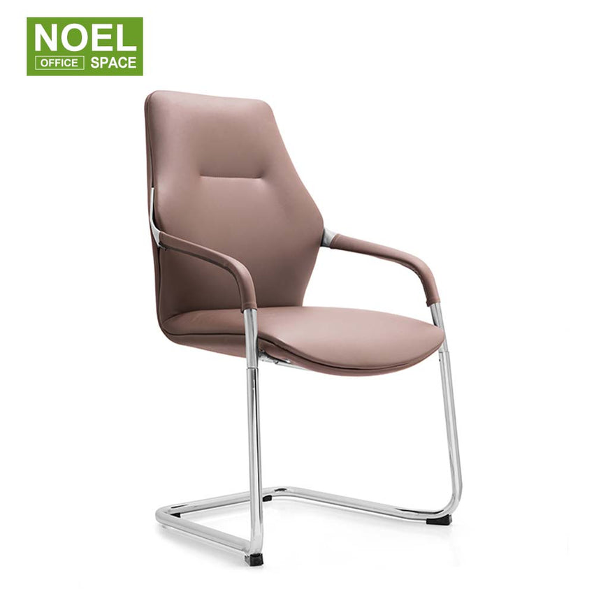 Rick-V, OEM Modern Furniture PU Boss Conference Room Ergonomic Office Chair Without Wheels