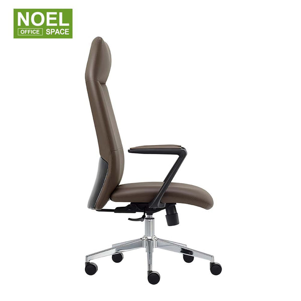 Bruce-H,Classic Style fixed armrest high back executive PU office chair