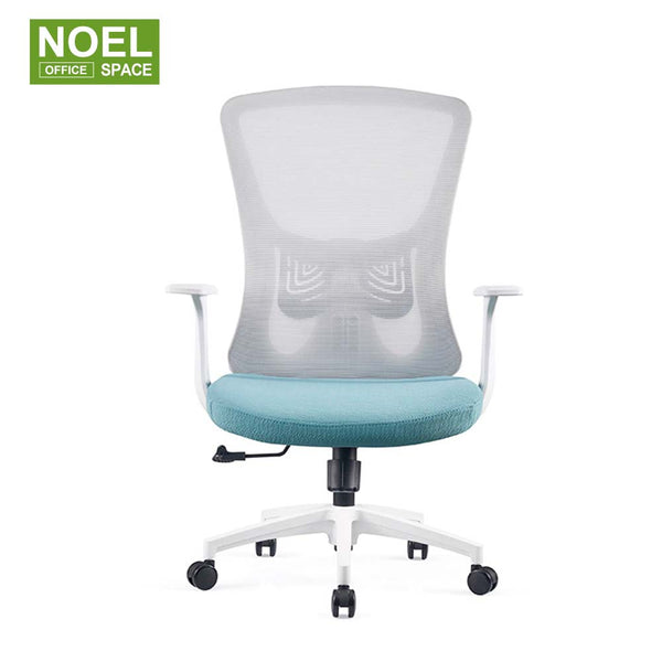 Roy-M, Good Quality High Back Swivel Rocking Staff Computer Mesh Office Chair For Worker