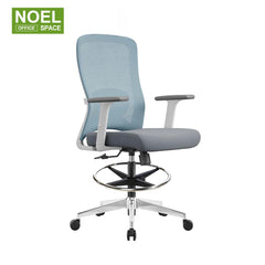 Sammy-MG (2D lumbar support bar chair)+footring，simple design staff office chair