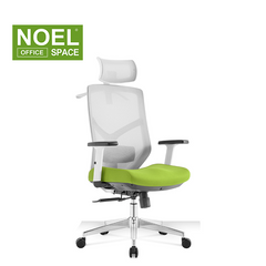 Lina-H(White frame), Manufacturer Wholesale breathable Mesh Cloth Computer Chair simple modern chair