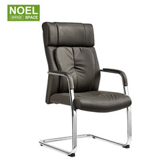 Ravi-V, Fashionable executive Mid back Pu leather chair with chrome leg staff chair