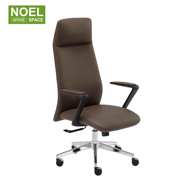 Bruce-H,Classic Style fixed armrest high back executive PU office chair