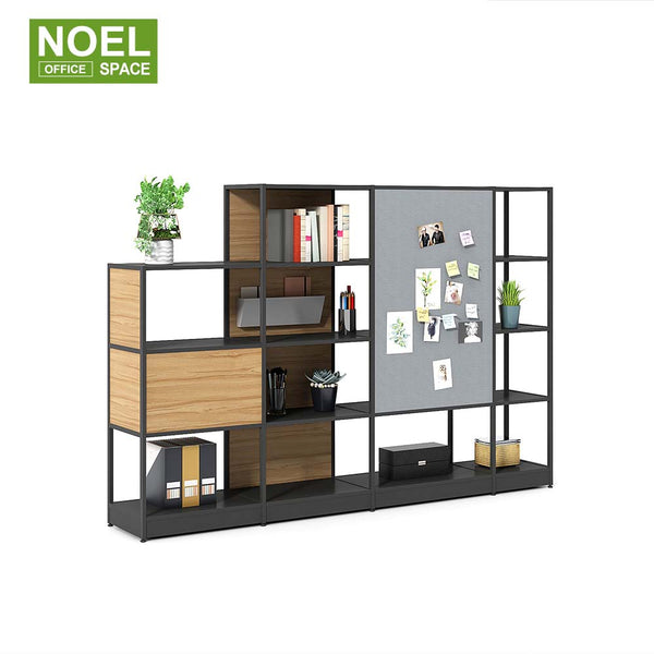 N-CF2604,Stylish and lightweight storable grey + hertz walnut partition cabinet