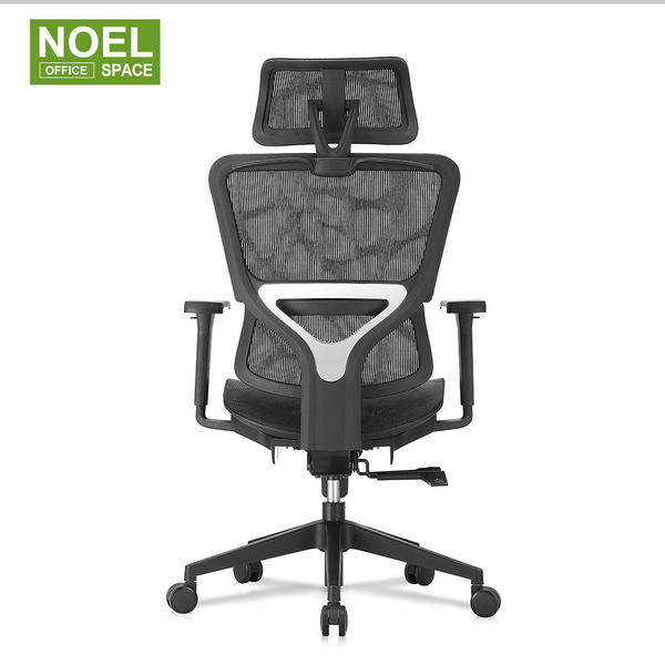 Lovey-H(Black frame),high back ergonomic mesh office chair