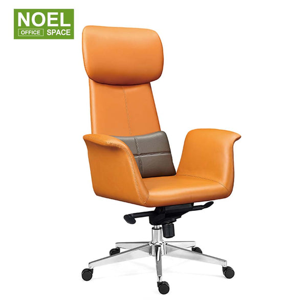 Raven-H, High Quality Leather Custom Modern Revolving Swivel CEO Office Chairs Wholesale