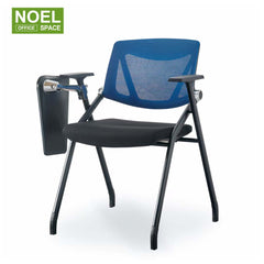 Melody (Black frame + writing borad),Office chair adjustable backrest armrest mesh new product meeting modern cheap office training chair with writing board