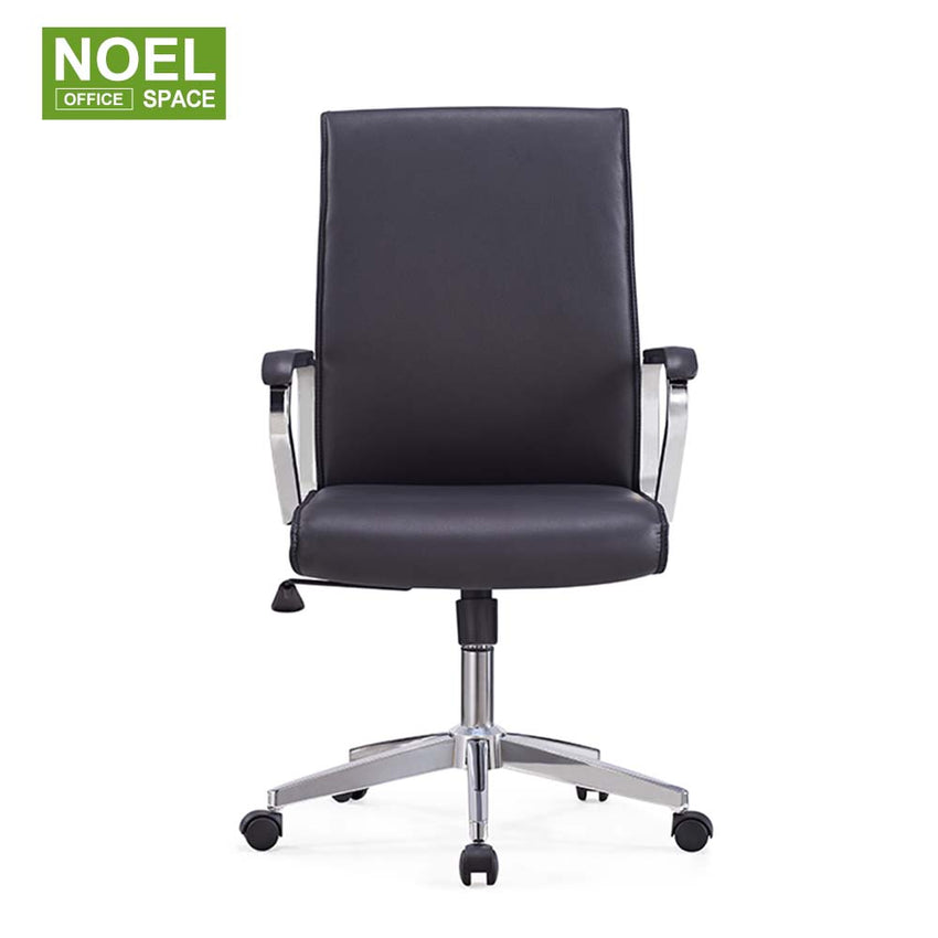 Dixon-M, Leather Office Conference Chair Meeting Room Chair With Armrests