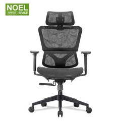 Lovey-H(Black frame),high back ergonomic mesh office chair