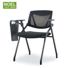 Melody (Black frame + writing borad),Office chair adjustable backrest armrest mesh new product meeting modern cheap office training chair with writing board