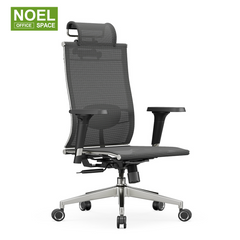 Lake-H,Three-stage headrest adjustment wirh 3D armrest fashional office chair