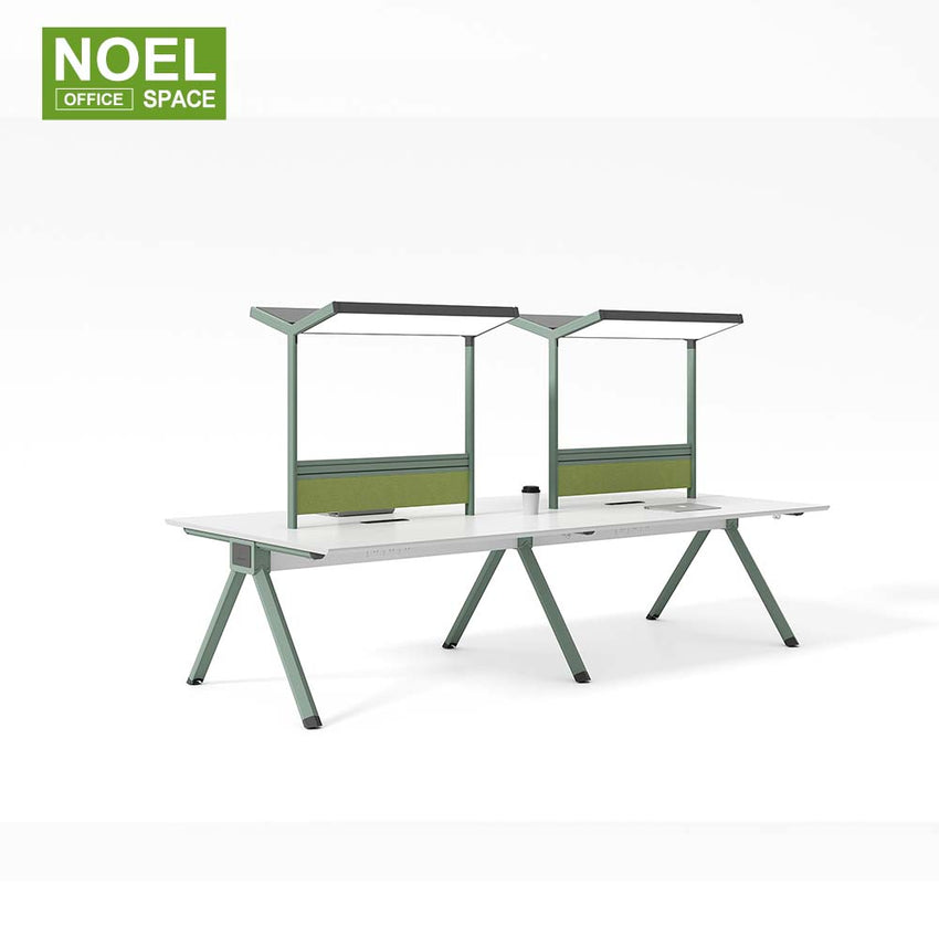 Y-WD3014,Modern 4 staff workstation (Not inluding mobile pedestal)