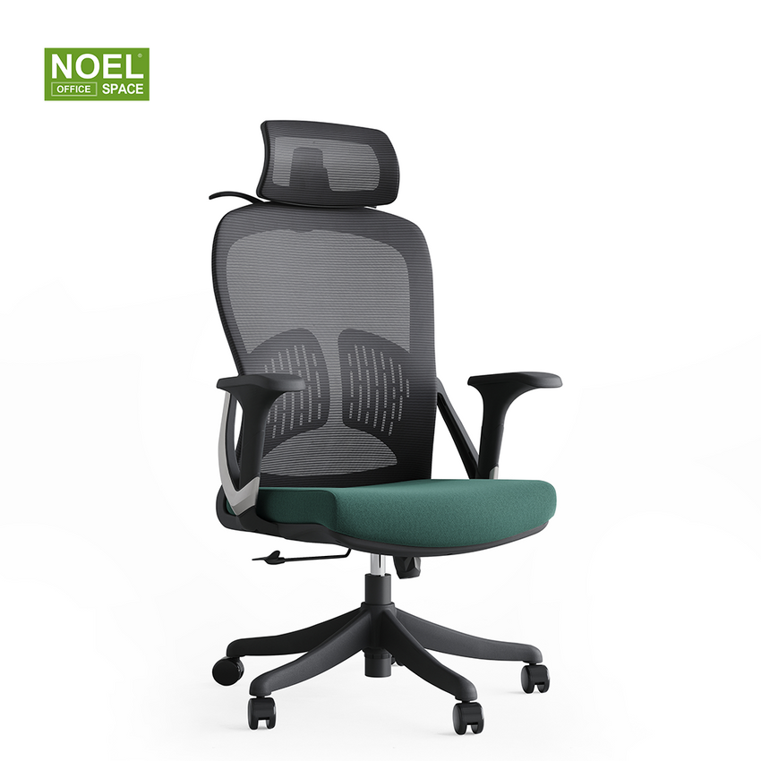 Charis-H,simple design swivel office chair with cloth hanger