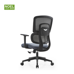 Gary-M(Black frame),Simplicity and practicality mid back ergomonic mesh office chair