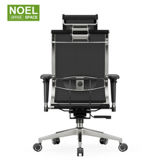 Lake-H,Three-stage headrest adjustment wirh 3D armrest fashional office chair