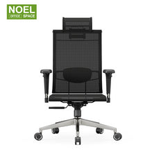 Lake-H,Three-stage headrest adjustment wirh 3D armrest fashional office chair