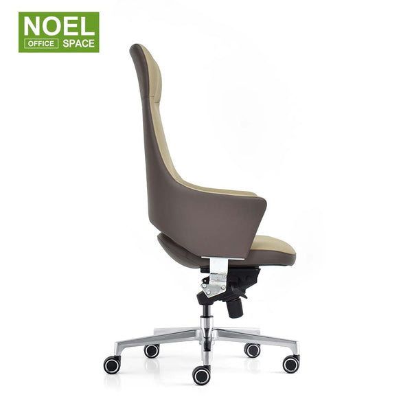 Adela-H/M/V,High back PU executive office chair with 4 positions locking function