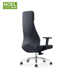 Alan-H(Black), New High-end atmospheric style design high back executive boss chair soft PU leather