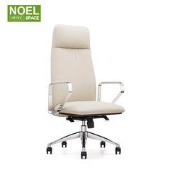 Beck-H(White),Executive Boss Chair PU Leather High End Multifunction Comfortable Chair