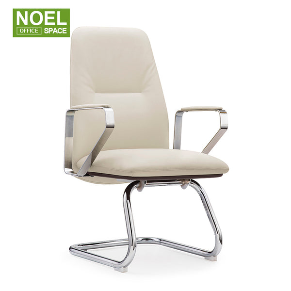 Beck-V(White),Executive Mid PU Office Chair High Quality