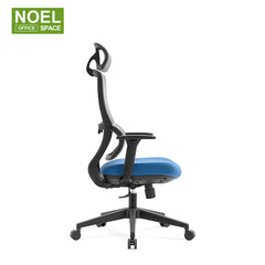 Brant(Grey+blue),New design swivel chair 2D headrest comfortable waist protection good quality.